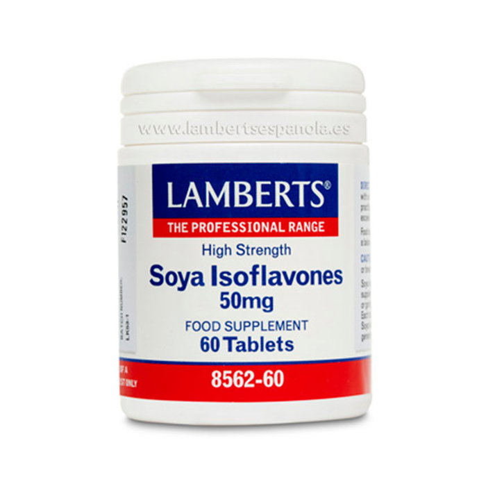 Lamberts Isoflavonas de Soja 50 mg 60 tabletas Lamberts Isoflavonas de Soja 50 mg 60 tabletas
