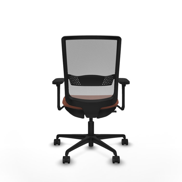 PIQUERAS Y CRESPO Silla de oficina Haches con mecanismo Sincro/Traslack Marrón y Gris PIQUERAS Y CRESPO Silla de oficina Haches con mecanismo Sincro/Traslack Marrón y Gris