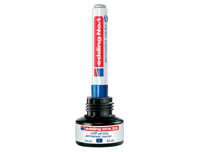 Edding Tinta para rotulador MTK25 color negro 25 ml