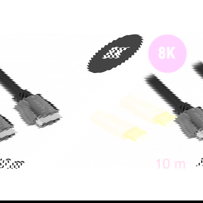 DELOCK Cable Óptico Activo HDMI 8K 60Hz 10m DELOCK Cable Óptico Activo HDMI 8K 60Hz 10m