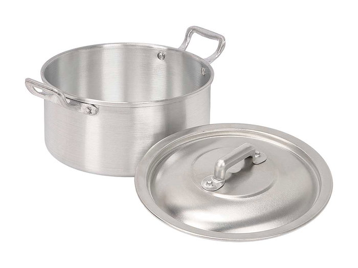 KINVARA Cacerola de Aluminio 16 cm, 1,5 L, Plata