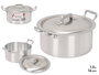 KINVARA Cacerola de Aluminio 16 cm, 1,5 L, Plata