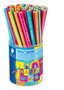 Staedtler 119 Noris Club Jumbo Happy Line Lápices de Grafito HB, Colores Surtidos, 48 Unidades