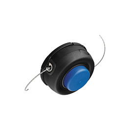 Husqvarna Cabeza de Desbrozadora T35 M12, 2-fdig 2.4mm, Negro/Azul, Compatible con 143R-II, 236R, 153R, 578446401