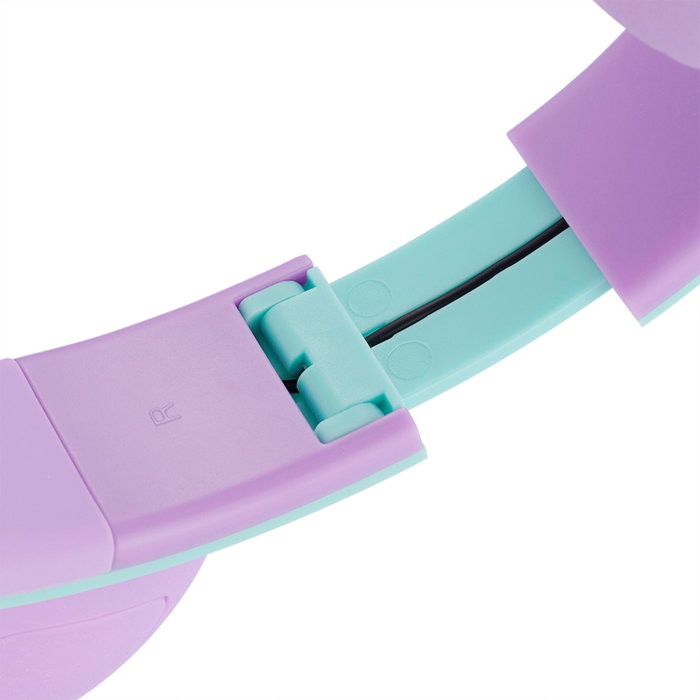 PowerLocus P2 Auriculares para Niños Púrpura/Turquesa con Orejas PowerLocus P2 Auriculares para Niños Púrpura/Turquesa con Orejas