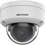 Hikvision Cámara IP Minidomo 4MP AcuSense 2.8mm IR40 WDR H.265+ IK10 IP67 12V/PoE con Audio, Alarma y Micrófono