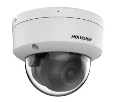 Hikvision Cámara IP Minidomo 4MP AcuSense 2.8mm IR40 WDR H.265+ IK10 IP67 12V/PoE con Audio, Alarma y Micrófono