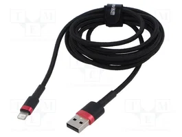 Baseus Cafule USB a Lightning 1,5A 2m Negro y Rojo
