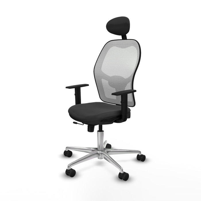 PIQUERAS Y CRESPO Silla de oficina Jorquera Gris oscuro y Blanco PIQUERAS Y CRESPO Silla de oficina Jorquera Gris oscuro y Blanco