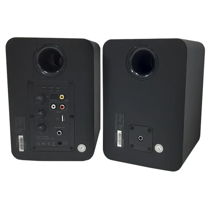 Approx APPSPK02BK - Altavoces Autoamplificados 2.0 (60W RMS) con Bluetooth 5.0 - Carcasa de Madera - Entradas RCA, Óptica, Coaxial, USB - Color Negro - Incluye Soporte para Pared Approx APPSPK02BK - Altavoces Autoamplificados 2.0 (60W RMS) con Bluetooth 5.0 - Carcasa de Madera - Entradas RCA, Óptica, Coaxial, USB - Color Negro - Incluye Soporte para Pared