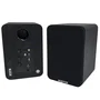 Approx APPSPK02BK - Altavoces Autoamplificados 2.0 (60W RMS) con Bluetooth 5.0 - Carcasa de Madera - Entradas RCA, Óptica, Coaxial, USB - Color Negro - Incluye Soporte para Pared