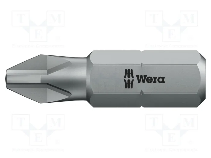 WERA Punta de destornillador Phillips PH4 1/4 pulgada 32 mm WERA Punta de destornillador Phillips PH4 1/4 pulgada 32 mm
