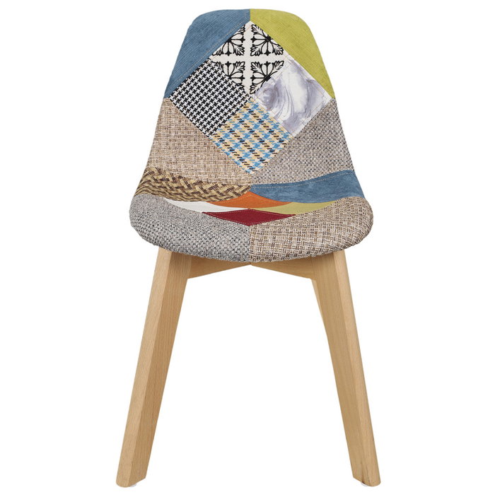 Home Deco Kids Silla Infantil Patchwork para Niños Medidas: 33,5x35,5 cm; h.58 cm