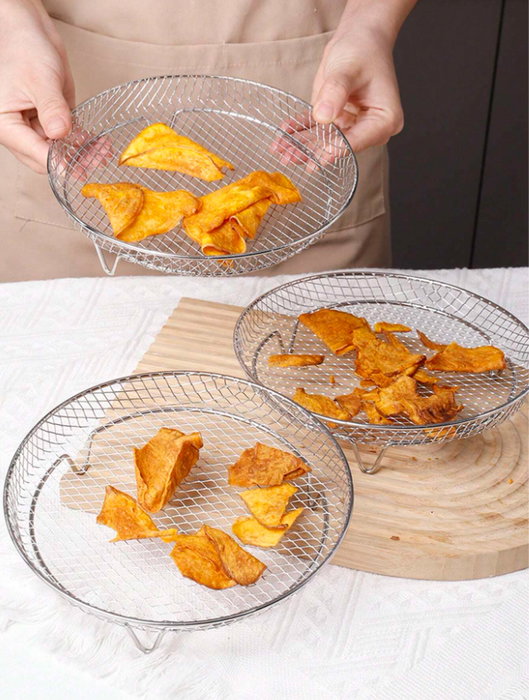 Quttin Rejilla Redonda Apilable para Airfryer 20 cm (12 Unidades) Quttin Rejilla Redonda Apilable para Airfryer 20 cm (12 Unidades)