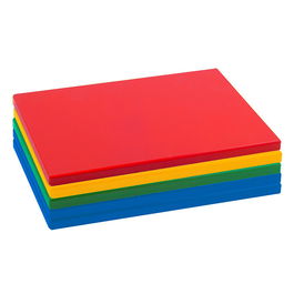 Metaltex Tabla de Corte Polietileno PE-500, 33 x 23 x 1.5 cm, 4 Pies Antideslizantes, Colores Surtidos, Indeformable, Higiénica y No Absorbente