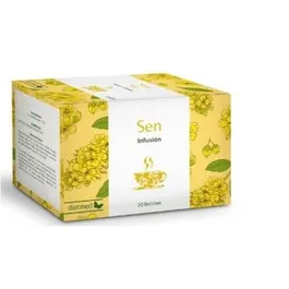 Dietmed Sen Infusion 20 Bolsitas, Té de Sen (Cassia Angustifolia) 100% para Digestión - 20Sbrs.