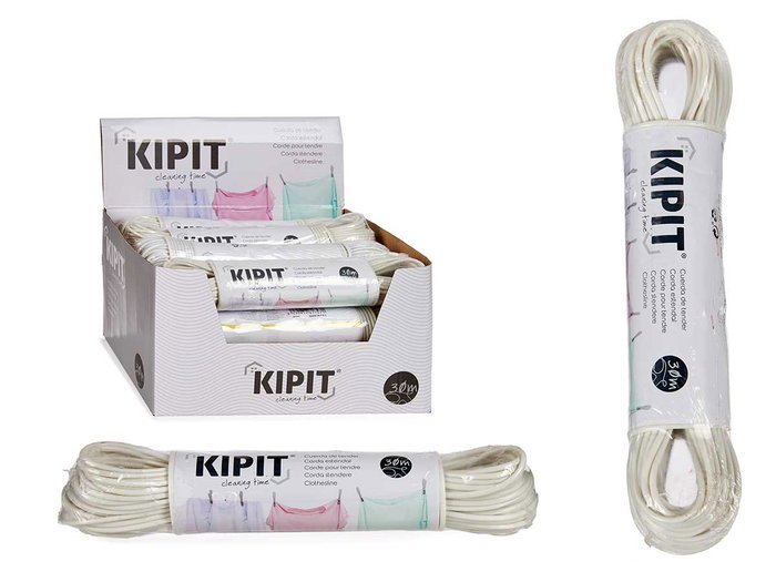 Arte Regal Cuerda Tender 30 Metros Blanca Plástico PVC 4.5x22x4.5 cm (Set de 24) Arte Regal Cuerda Tender 30 Metros Blanca Plástico PVC 4.5x22x4.5 cm (Set de 24)