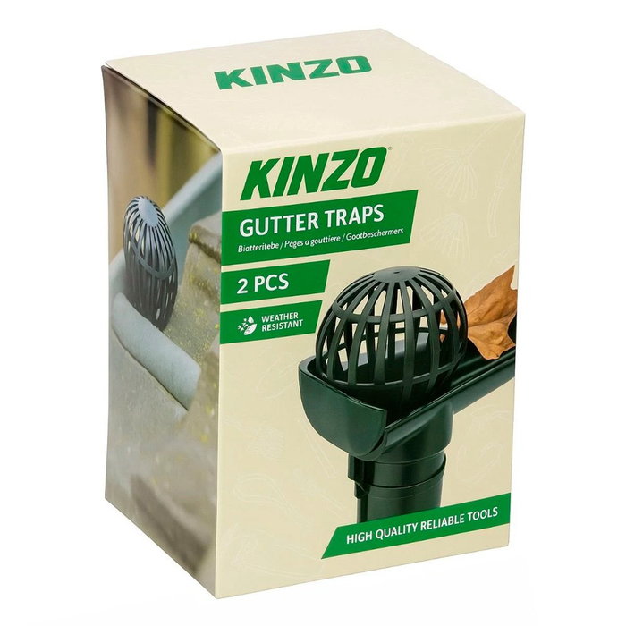 Kinzo Rejilla Globo para Bajante Canalón/Sumidero Ø12 cm 120x120x140 mm Plástico, 2 uds Kinzo Rejilla Globo para Bajante Canalón/Sumidero Ø12 cm 120x120x140 mm Plástico, 2 uds