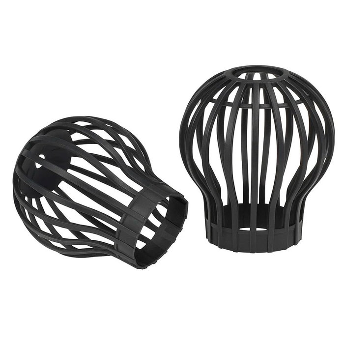 Kinzo Rejilla Globo para Bajante Canalón/Sumidero Ø12 cm 120x120x140 mm Plástico, 2 uds Kinzo Rejilla Globo para Bajante Canalón/Sumidero Ø12 cm 120x120x140 mm Plástico, 2 uds