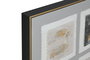 DKD Home Decor Cuadro Lienzo PS 82x82 con Diseño 3D de Cuadrados, Pack de 2