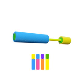 Marbueno Pistola de Agua Foam Succión Color Verde y Amarillo 18x4 cm Jardín, Piscina y Playa MARBUENO SUMMER 10115VEAM