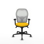 PIQUERAS Y CRESPO Silla de oficina Jorquera Amarillo/Blanco