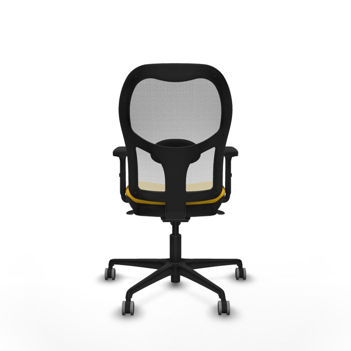 PIQUERAS Y CRESPO Silla de oficina Jorquera Amarillo/Blanco PIQUERAS Y CRESPO Silla de oficina Jorquera Amarillo/Blanco