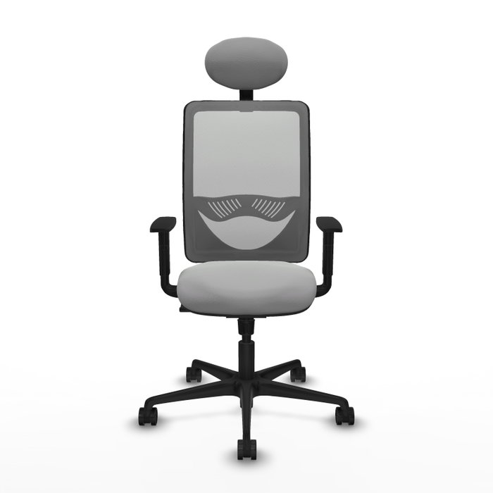 PIQUERAS Y CRESPO Silla de oficina Zulema con mecanismo Sincro Gris PIQUERAS Y CRESPO Silla de oficina Zulema con mecanismo Sincro Gris