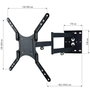 Techly Soporte de pared para LCD LED o Plasma 23-55 pulgadas