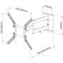 Techly Soporte de pared para LCD LED o Plasma 23-55 pulgadas