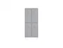 Rocada Taquilla metálica 400 de 2 módulos x 2 puertas gris 820x500x1800 mm