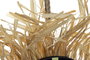 DKD Home Decor Decoración de Pared Máscara Negro en MDF y Fibra