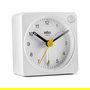 Braun BC-02-XW Reloj Despertador Clásico Analógico Blanco con Movimiento Silencioso y Luz