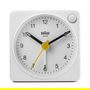 Braun BC-02-XW Reloj Despertador Clásico Analógico Blanco con Movimiento Silencioso y Luz