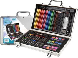 ARTIST BY ALEX BOG Maleta Aluminio Art Studio Artist con 80 piezas