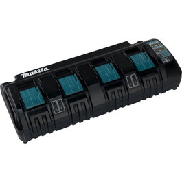 Makita DC18SF Cargador 18V con 4 ranuras para baterías LXT