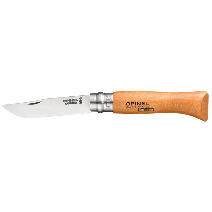 Opinel Navaja N° 8 Acero Carbono Mango Haya Hoja 8,5 cm Opinel Navaja N° 8 Acero Carbono Mango Haya Hoja 8,5 cm