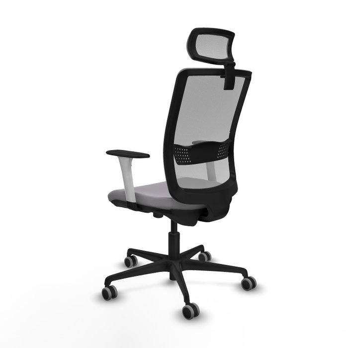 PIQUERAS Y CRESPO Silla de oficina Haches Gris con mecanismo Sincro/Traslack PIQUERAS Y CRESPO Silla de oficina Haches Gris con mecanismo Sincro/Traslack