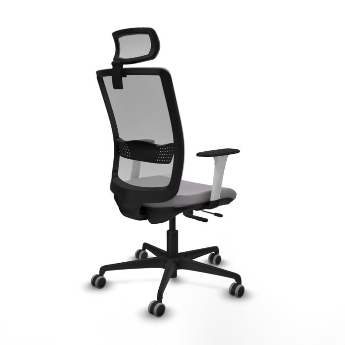 PIQUERAS Y CRESPO Silla de oficina Haches Gris con mecanismo Sincro/Traslack PIQUERAS Y CRESPO Silla de oficina Haches Gris con mecanismo Sincro/Traslack