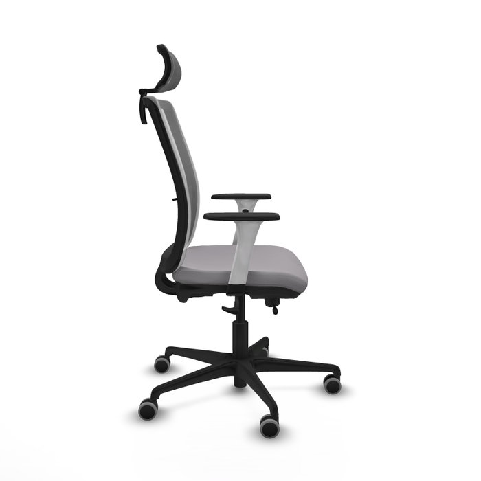 PIQUERAS Y CRESPO Silla de oficina Haches Gris con mecanismo Sincro/Traslack PIQUERAS Y CRESPO Silla de oficina Haches Gris con mecanismo Sincro/Traslack