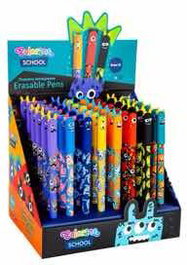 COOLPACK Set de 48 Bolígrafos Borrables Animals Skin