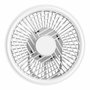 Cristalrecord Splash Ventilador de sobremesa recargable blanco con LED y aroma