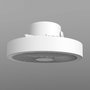 Cristalrecord Splash Ventilador de sobremesa recargable blanco con LED y aroma