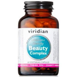 VIRIDIAN Beauty Complex Pelo, Piel Y Uñas 60 Cápsulas Veganas para el Mantenimiento de la Piel, Cabello y Uñas