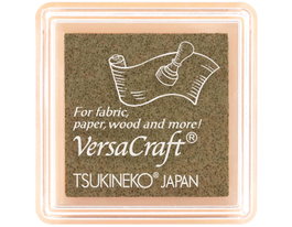 Tsukineko VERSACRAFT Tinta para textil beige Linen 33x33mm