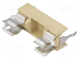 Stelvio Kontek Portafusibles para fusibles cilíndricos 5x20mm 6,3A THT dorado