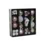DKD Home Decor Set de 40 Bolas de Decoración Rosa
