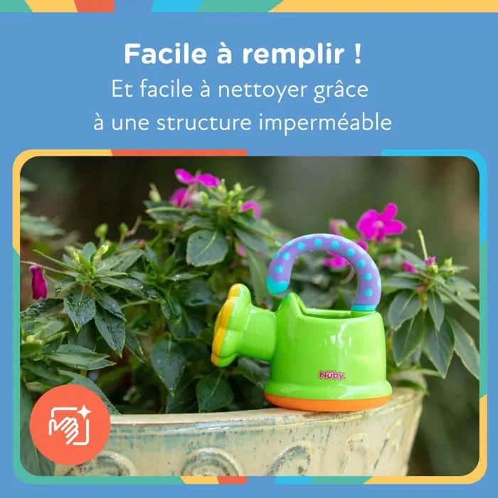 Nuby Regadera Divertida Juguete de Baño para Bebés a Partir de 12 Meses - Verde NUB0048526066261