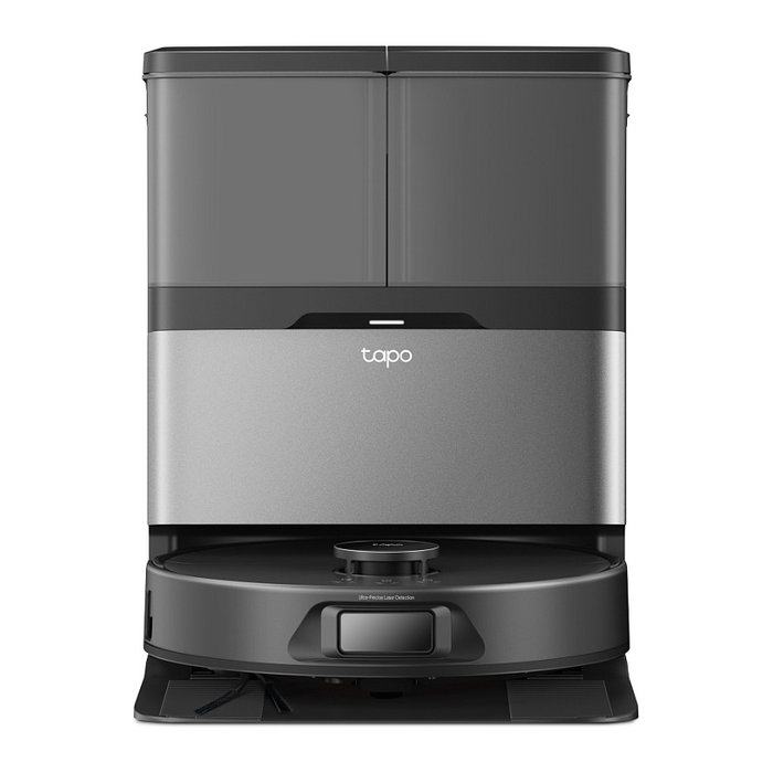 TP-Link Tapo RV50 Pro Omni Robot Aspirador y Fregador con Estación Base, Auto-Vaciado y Auto-Limpieza, Mapeo Lidar D-ToF, Wi-Fi, Compatible con Alexa y Google Assistant, Negro