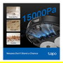 TP-Link Tapo RV50 Pro Omni Robot Aspirador y Fregador con Estación Base, Auto-Vaciado y Auto-Limpieza, Mapeo Lidar D-ToF, Wi-Fi, Compatible con Alexa y Google Assistant, Negro